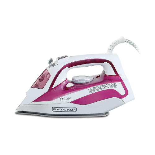 Black+Decker Steam Iron 2400W Ceramic Soleplate X2400-B5