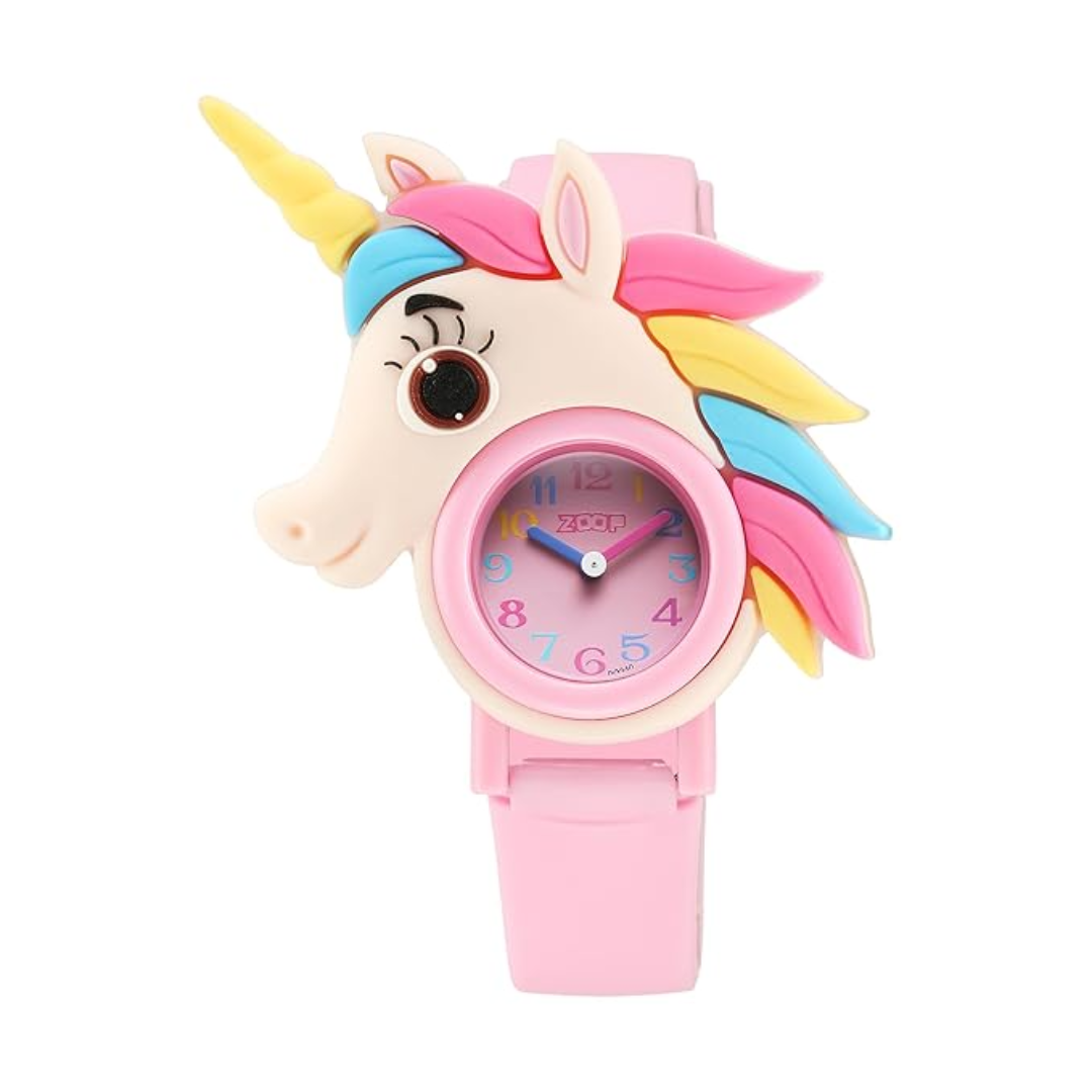 Zoop By Titan Friends from Nature Quartz Analog Pink Dial Polyurethane Strap Watch for Kids