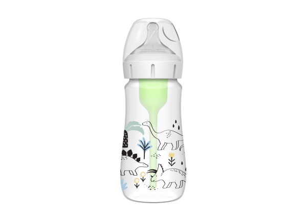 Dr. Brown's Natural Flow® Anti-Colic Options+™ Designer Edition Jungle Decorations Wide Mouth-270ml-WB91010