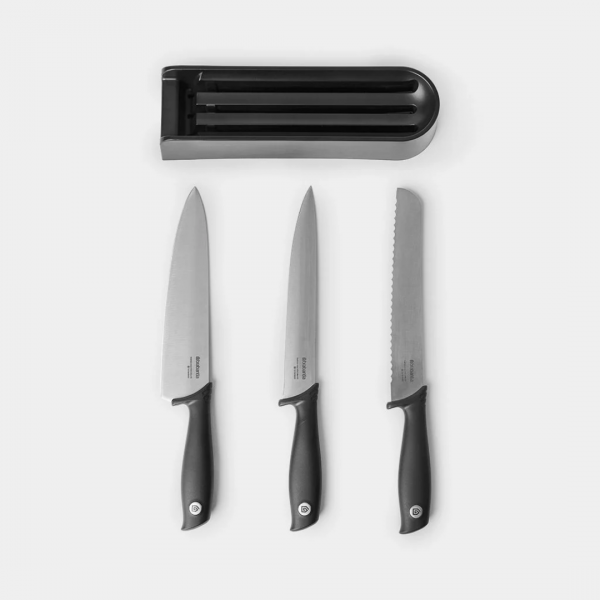 Brabantia Tasty Chopping board and Knife Block set of 3 each - Image 8
