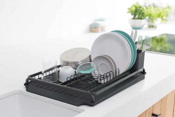 Dish Drying Rack - Dark Grey - Image 5