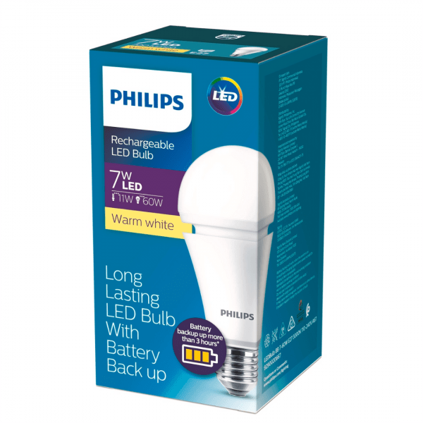 Philips Battery Backup Lamp E27 Screw Type - Image 2