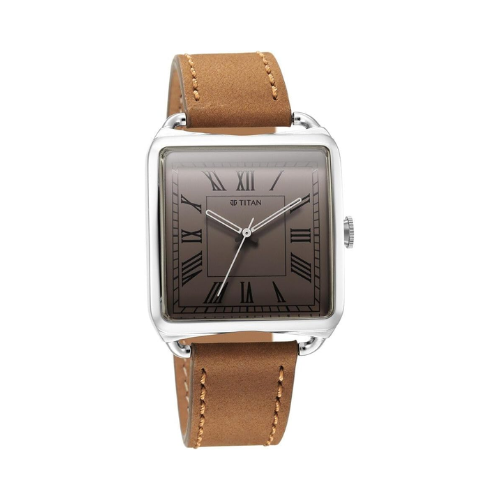 Titan Retro Revive Quartz Analog Leather Strap Watch for Men - Image 2
