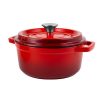 Enameled Cast Iron Pot - 20 CM Dutch Oven Red-HM-BA171 - Image 3