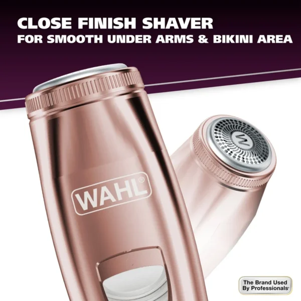 Wahl Pure Confidence Rechargeable Electric Razor, Trimmer, Shaver, and Groomer for Women with 3 Interchangeable Heads -9865 - Image 4