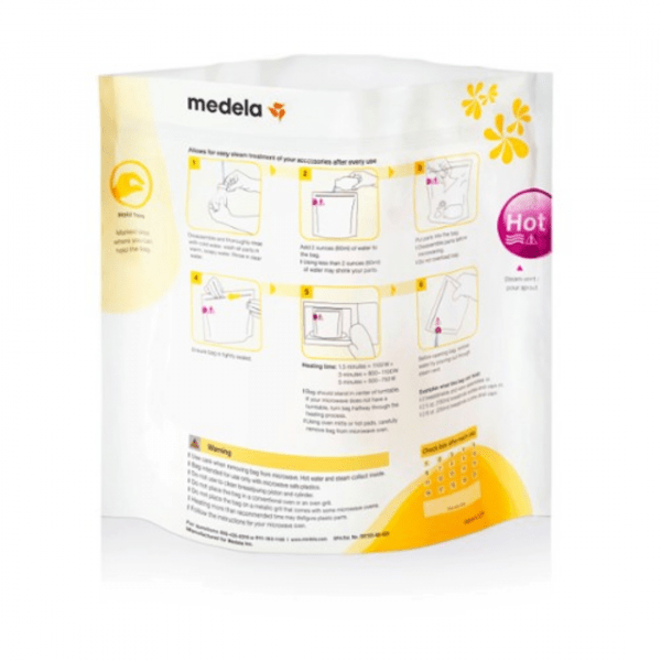 Medela Quick Clean Microwave Bags (5 PCs) - Image 4