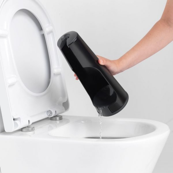 Toilet brush and holder ReNew - Matt Black - Image 5