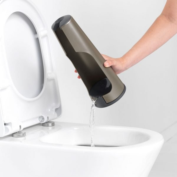 Toilet brush and holder - Platinum - Image 5