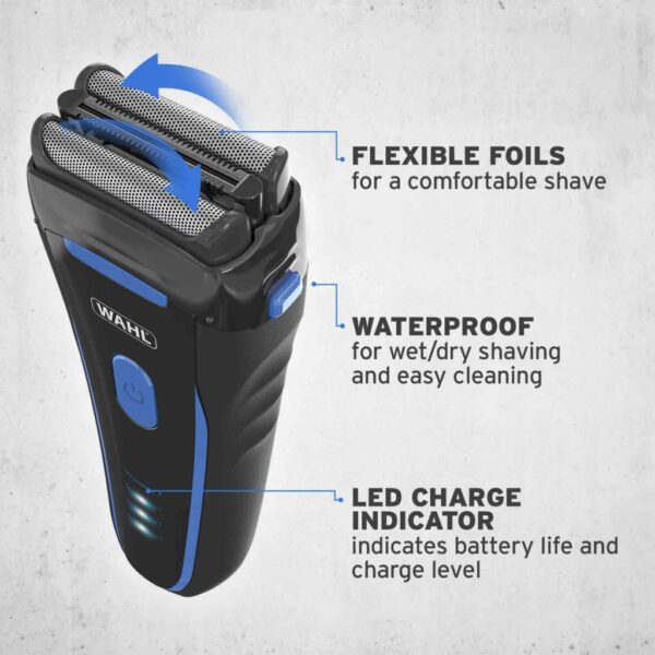 Wahl Clean and Close Wet-Dry Shaver -7063 - Image 3
