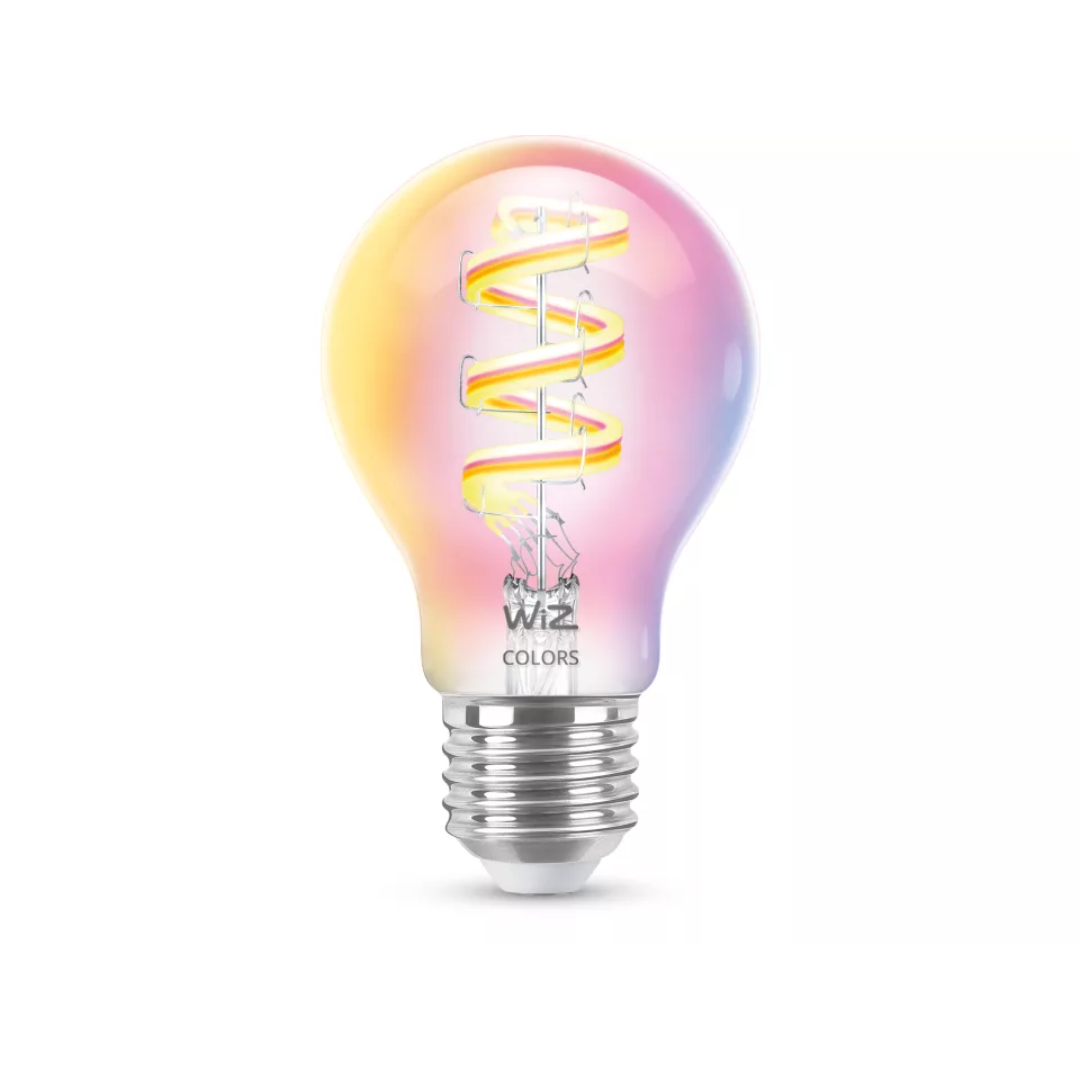 Wiz Filament Bulb Clear 6.3-40W E27 A60 RGB + Tune able White (Bluetooth + WIFI Control)